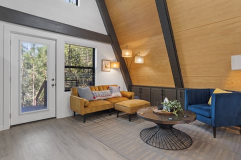 Enjoy this groovy 74" Futon sleeper with adjustable backrest.