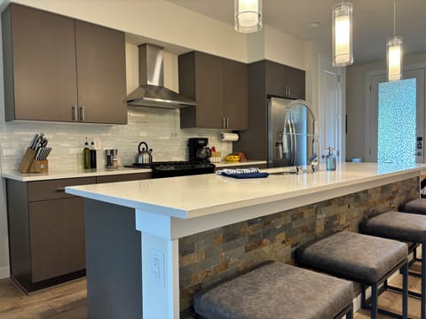 Fully stocked kitchen