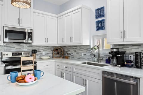 High-end, fully equipped kitchen.