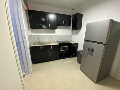 Shared fridge, microwave