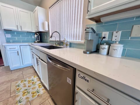 Kitchen
Coffee
Dishwasher 
Farmhouse Sink