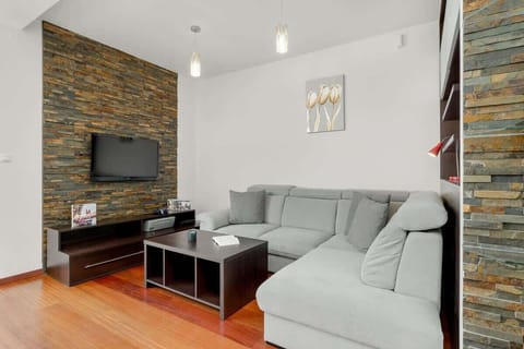 Living room with dining area.