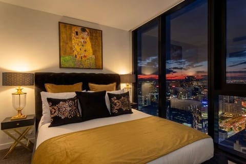 Fall asleep on the 42nd floor to a sea of city lights