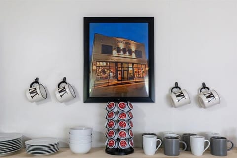 Coffee Bar Featuring local Crown Brew Coffee Shop