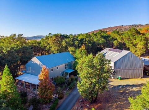 Main house (left) and the studio (right)