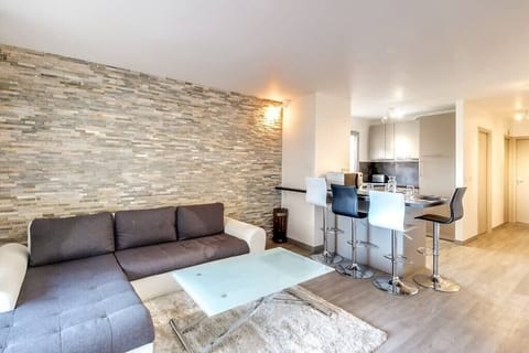 living room and kitchen