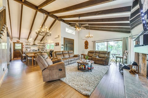 Living Room | 2-Story Home | Flat-Screen TV | Mini-Split A/C & Heating Units