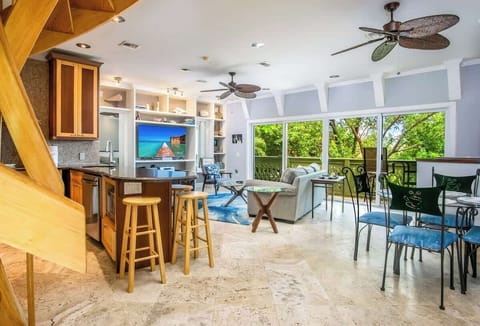 Open Floor Plan Kitchen, Living and  Dining Area