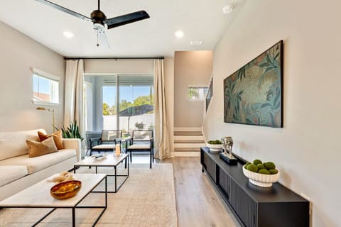 The room exudes a sense of curated refinement.
