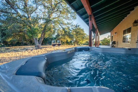 Hot Tub fits 8-10 people