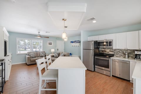 Kitchen and living room alternate view