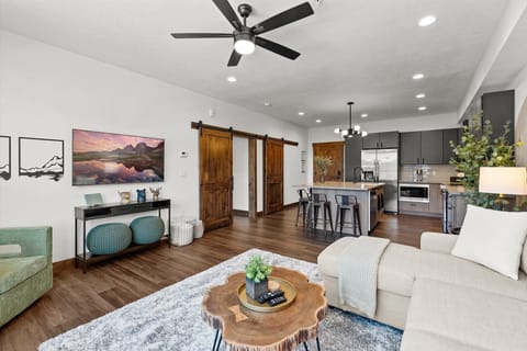 Beautifully decorated and spacious living area