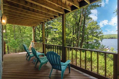Enjoy lake views from the patio.