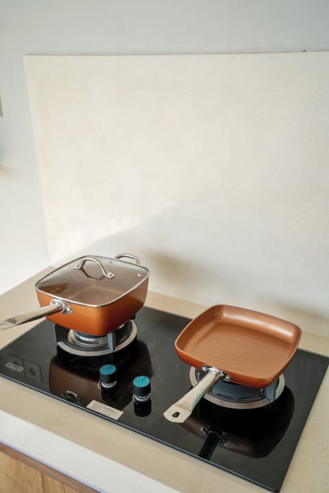 Exclusive Villa, 2 Bedrooms, Private Pool | Private kitchen | Microwave, coffee/tea maker, toaster, freezer