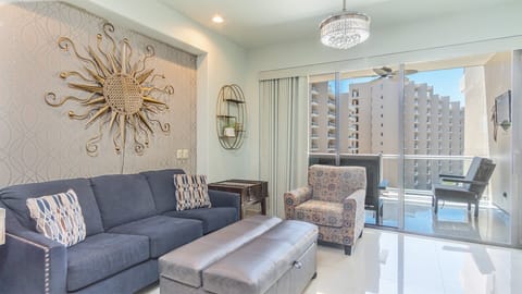 Elegant living room furnishings.