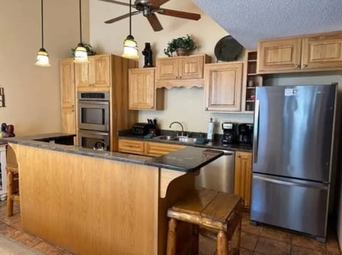 Prepare your favorite dishes in our modern kitchen equipped with all the essentials.