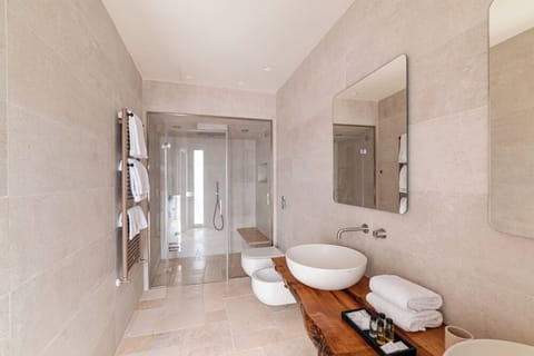 Elite Double Room | Bathroom | Free toiletries, hair dryer, slippers