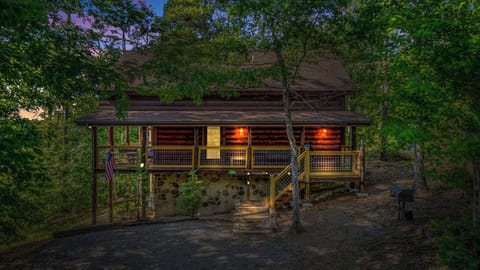 Twilight at Black Bear Hibernation evokes a serene, introspective scene. 
