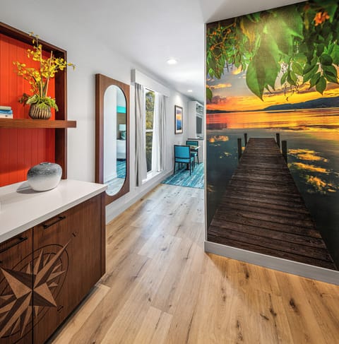 Premium bedding, down comforters, pillowtop beds, in-room safe