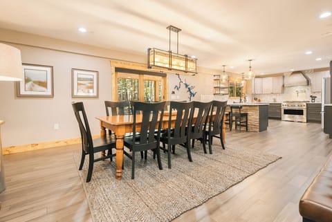 The open floor plan is ideal for spending time with family and friends.