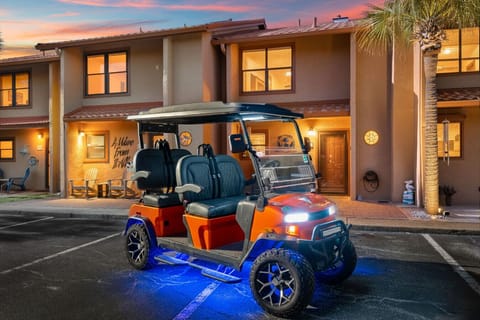 Golf Cart Included, Parking Available at Gulf Highlands` Gated Beach Access