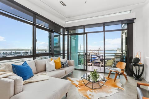 One Bedroom Apartment with Parking | Living area | 55-inch Smart TV with digital channels