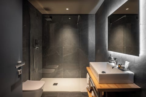 Deluxe Room, Non Smoking, City View | Bathroom | Rainfall showerhead, free toiletries, hair dryer, bidet