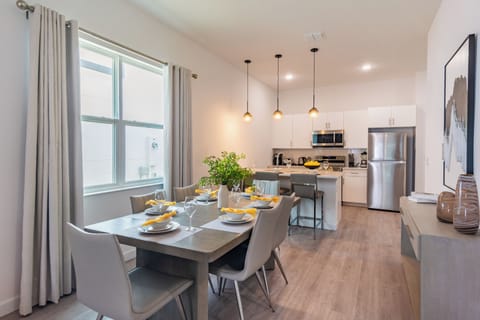 Enjoy meals with plenty of natural light.