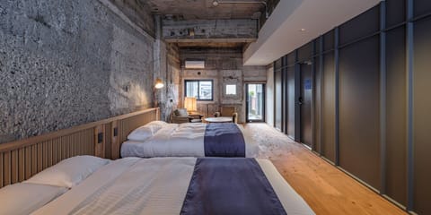 Family Suite, 2 Queen Beds, Balcony | Blackout drapes, iron/ironing board, free WiFi, bed sheets