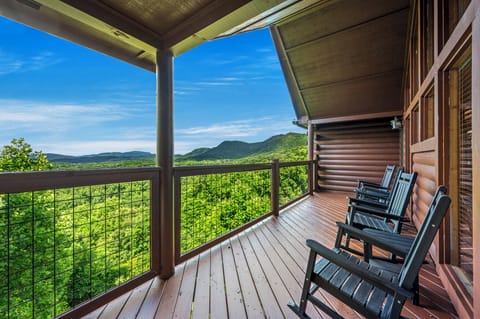 Third Level Deck with Outdoor Seating to Enjoy the Mountain Views