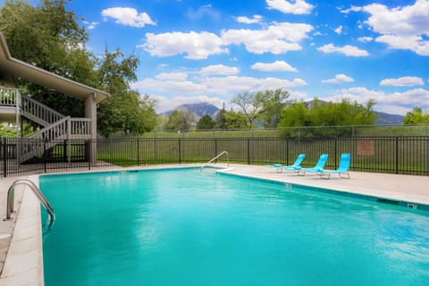 Seasonal pool is open Memorial Day - Labor Day.