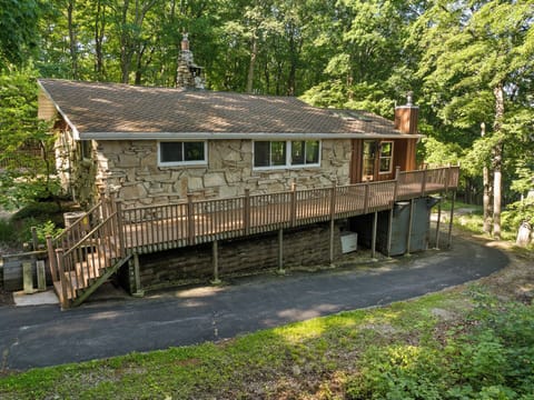 View of the wrap-around deck