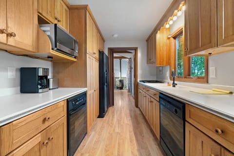 Fully stocked kitchen