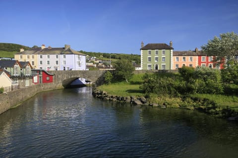 River Aeron running through Aberaeron village