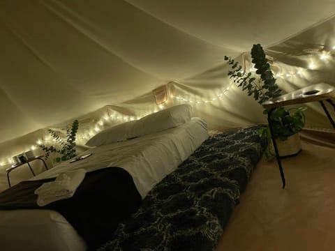 Luxury Tent, Garden View, Poolside | 1 bedroom, free WiFi, bed sheets