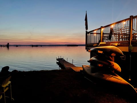 Just another spectacular Rice Lake sunset. 