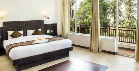 Comfort Double Room | Premium bedding, desk, laptop workspace, blackout drapes