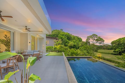 Large private pool and BBQ area
