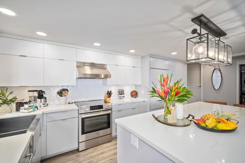 Kitchen | Polo Beach 108 in Wailea, Maui by Luxus Vacation Properties