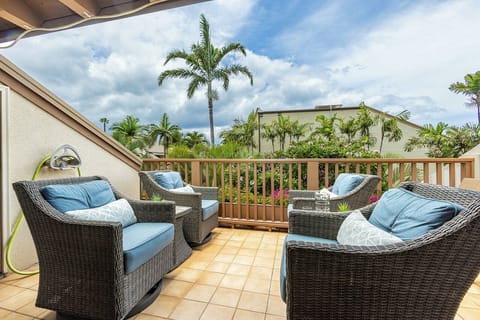 Comfortable patio seating for four