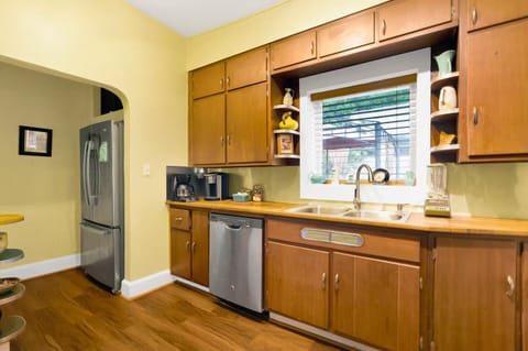 Bright mornings start here! Enjoy ample counter space, sunny vibes, and all the tools you need to co