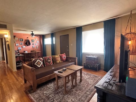 Our cozy, living room!