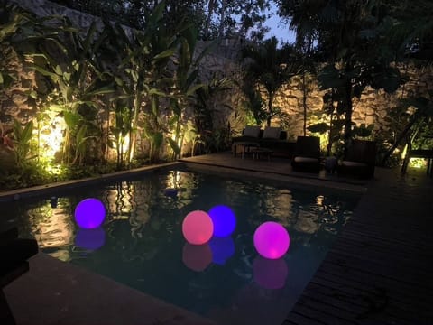 Private pool and garden
