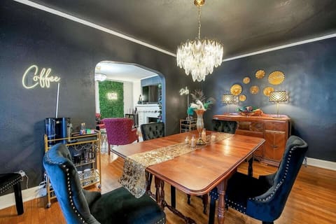 Gorgeous Dining Room with Coffee Bar
