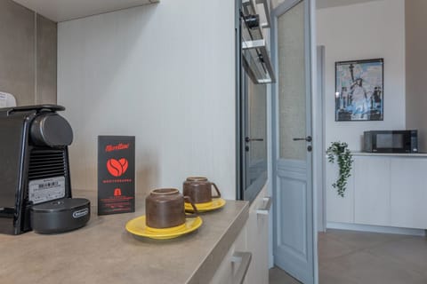 Apartment | Private kitchen | Fridge, microwave, oven, stovetop