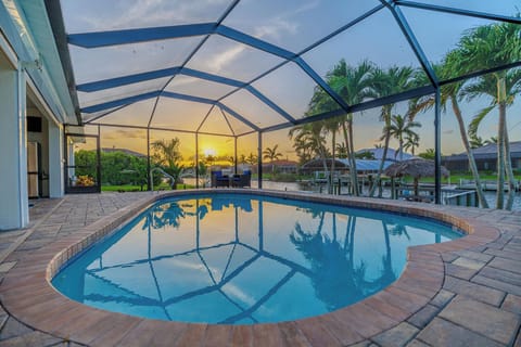 Sunset - See the sun setting while enjoying the heated pool.