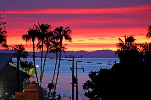 Sunset view from rooftop.