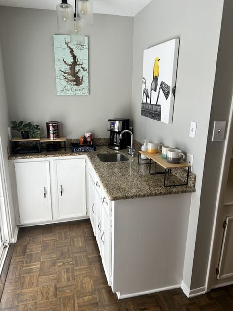 Upstairs coffee bar.