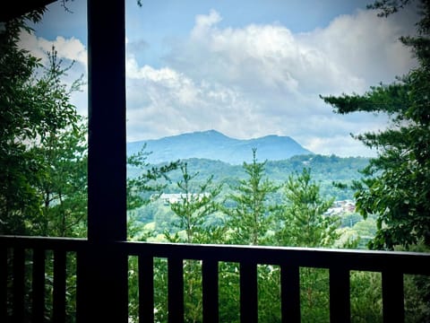 From the hot tub, porch swing or rocking chairs, you can rest and let these mountain views melt away the stress.  Come sit a spell!