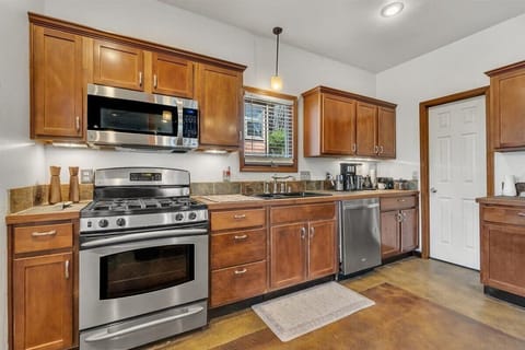 Our kitchen has everything you and your guests could need to cook!